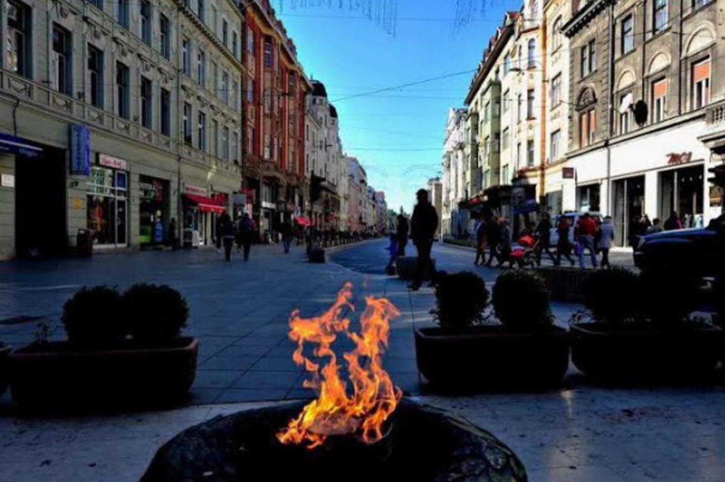 Theatre55 Apartman Szarajevó Kültér fotó