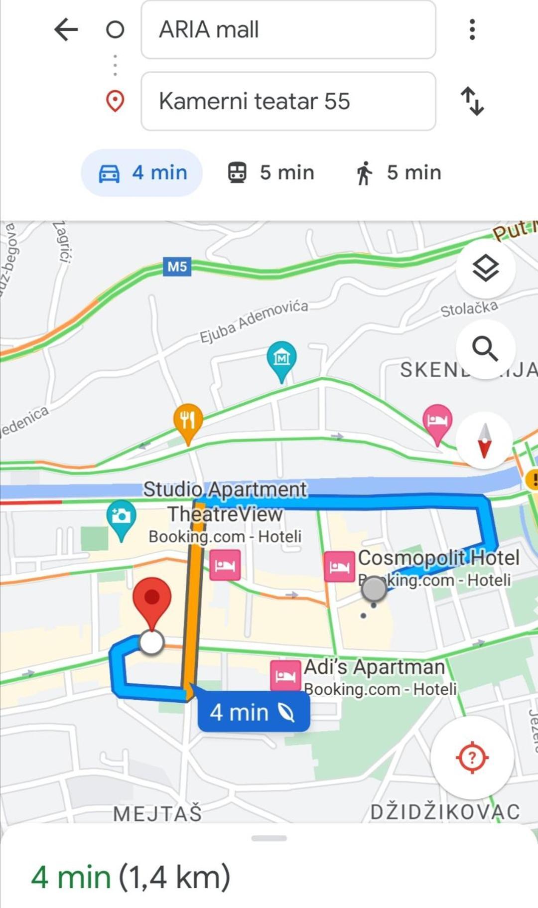 Theatre55 Apartman Szarajevó Kültér fotó